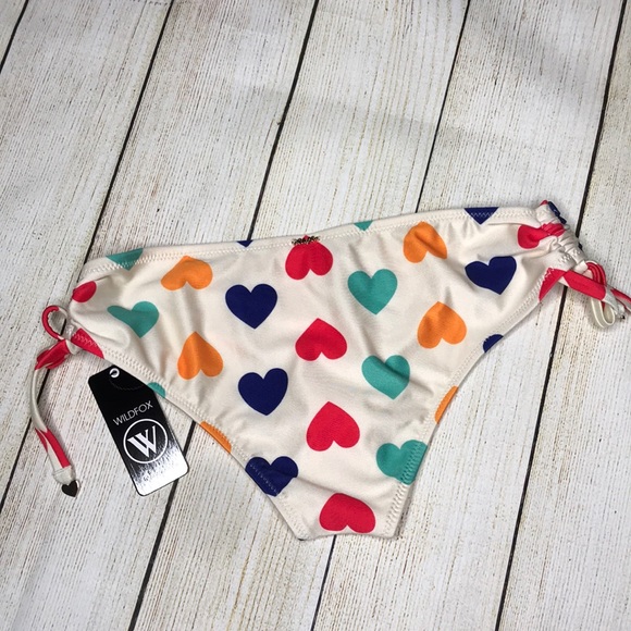 Wildfox Ruched Vintage Hearts Boy Short Bottoms SM - Picture 5 of 6